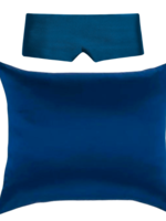 Silk Heaven Perfect Sleep Set Blauw - Kussensloop & Slaapmasker