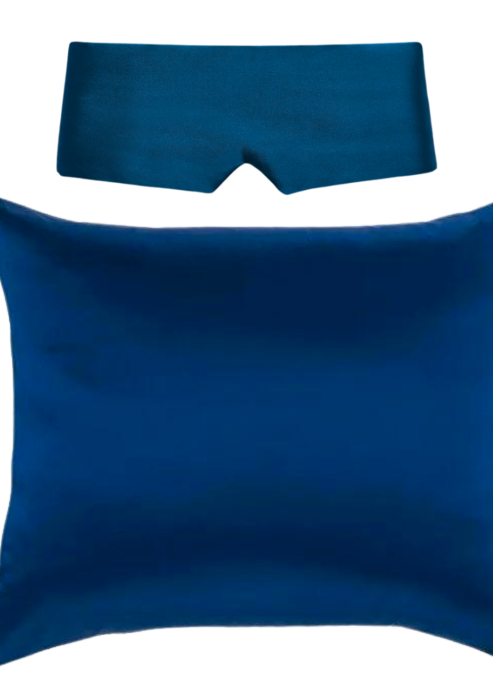 Silk Heaven Perfect Sleep Set Blauw - Kussensloop & Slaapmasker