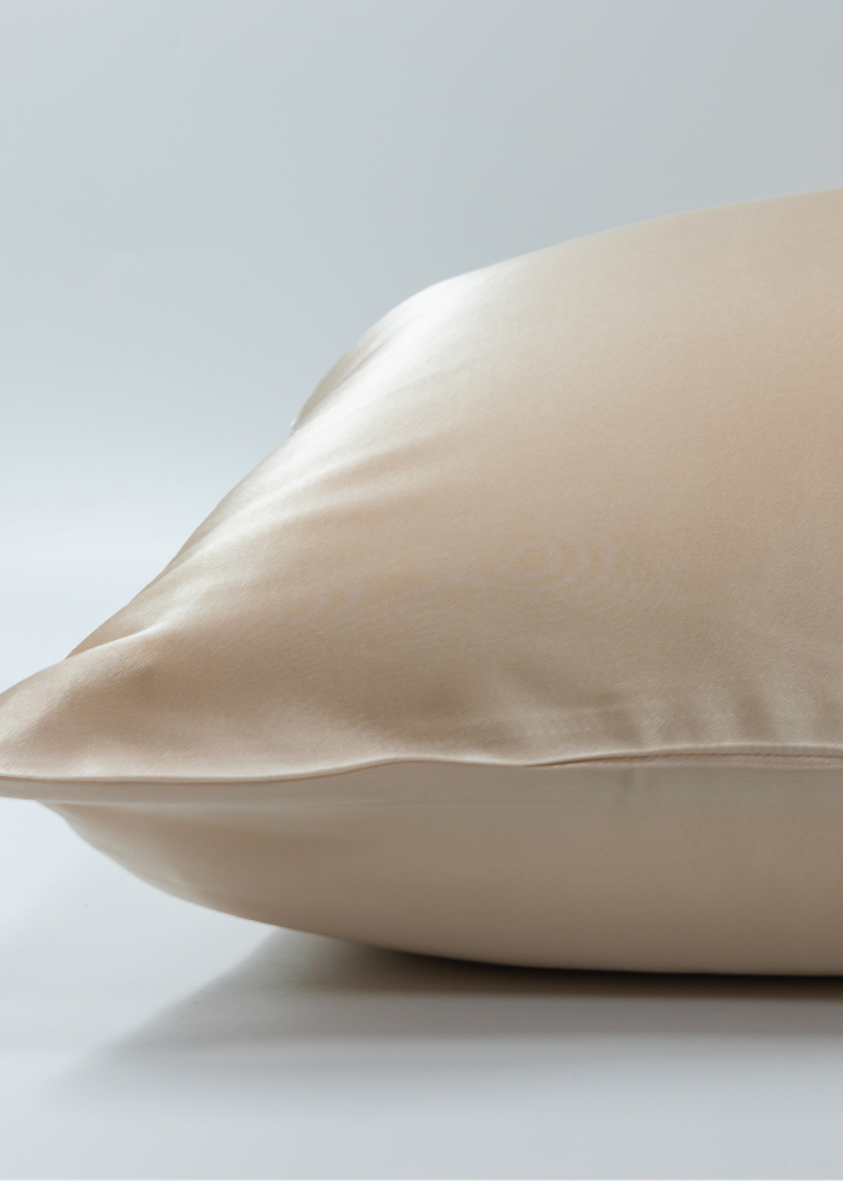 Silk Heaven Zijden Kussensloop  Donker Champagne - 19MM
