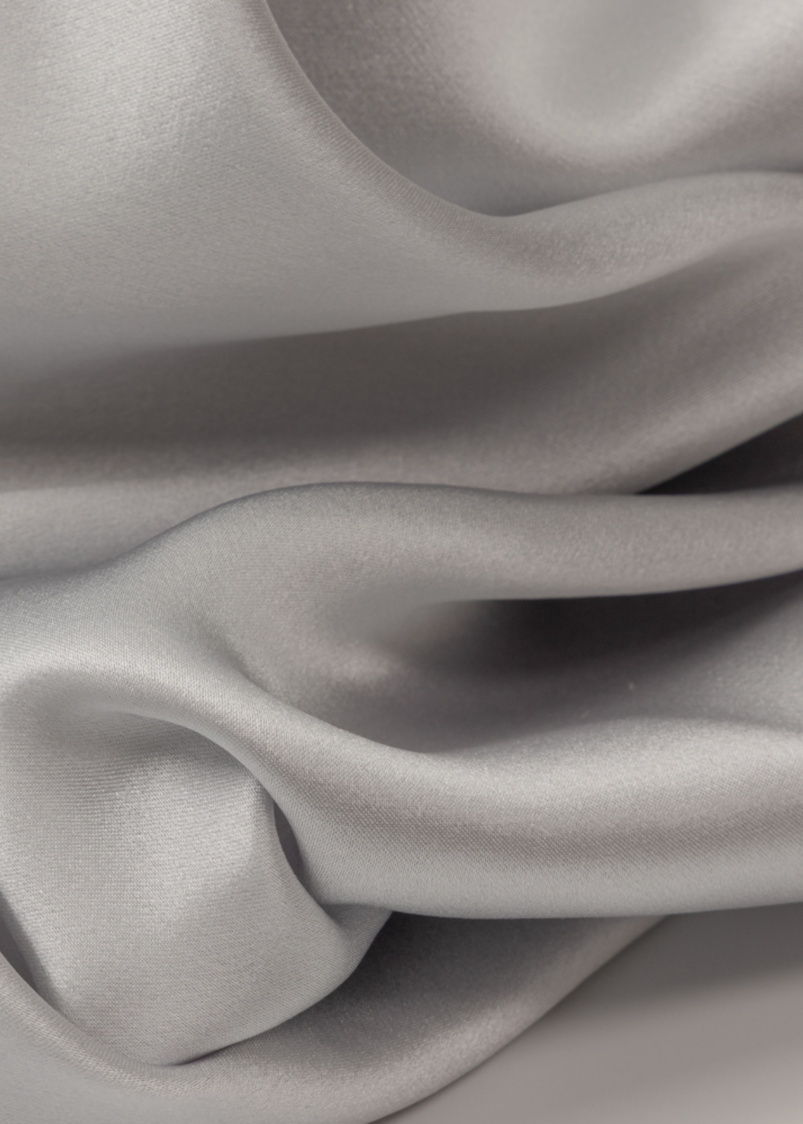 Silk Heaven 4x Zijden Kussensloop Licht Grijs - 19MM