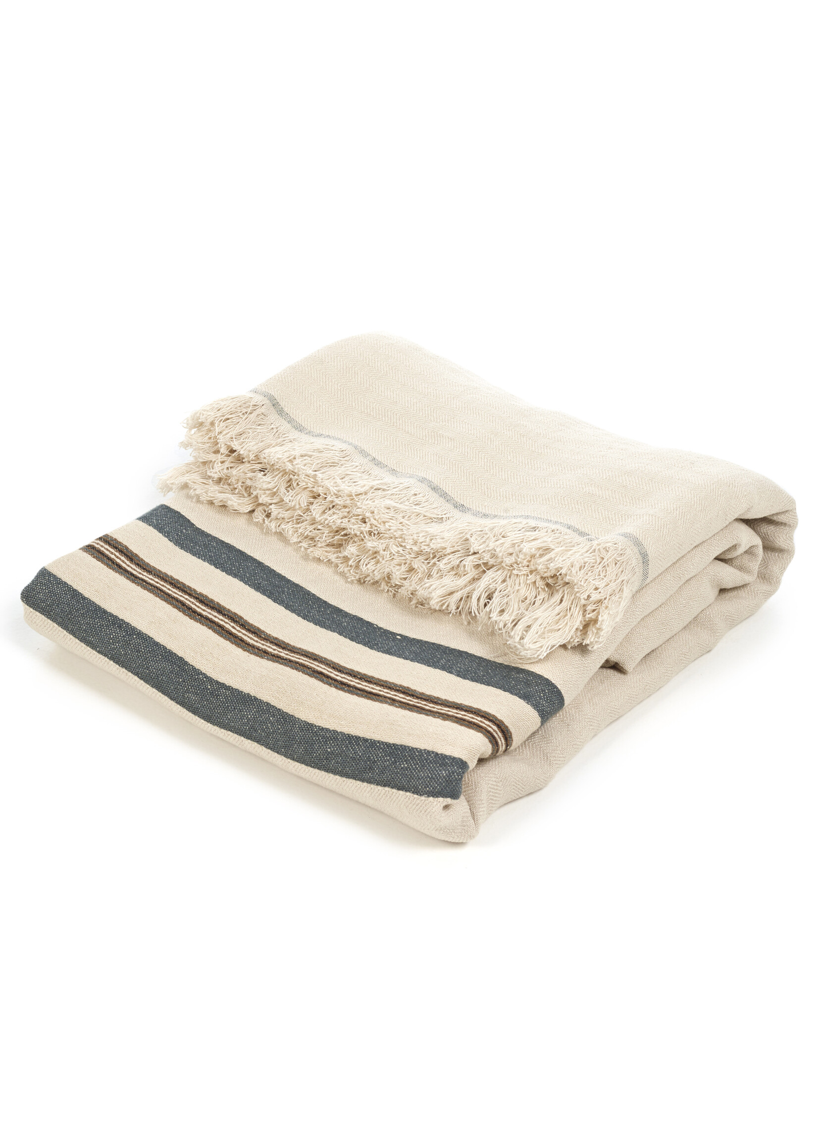 Libeco Libeco Linnen Sierdeken - Vourkari - Stripe