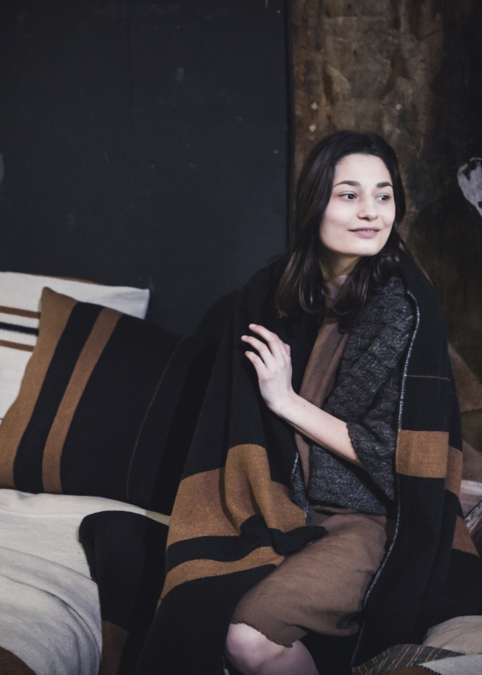 Libeco Libeco Linnen Plaid - Oscar - Black stripe