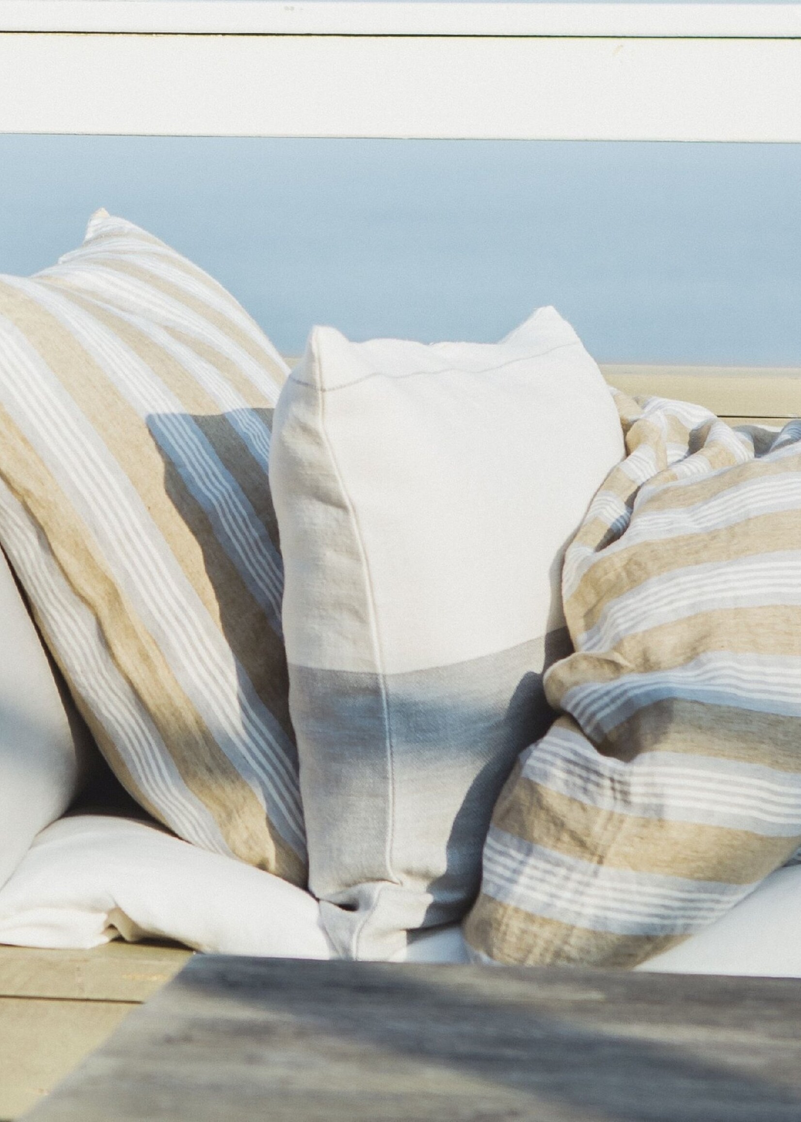 Libeco Libeco Linnen Kussensloop - Maora - Stripe