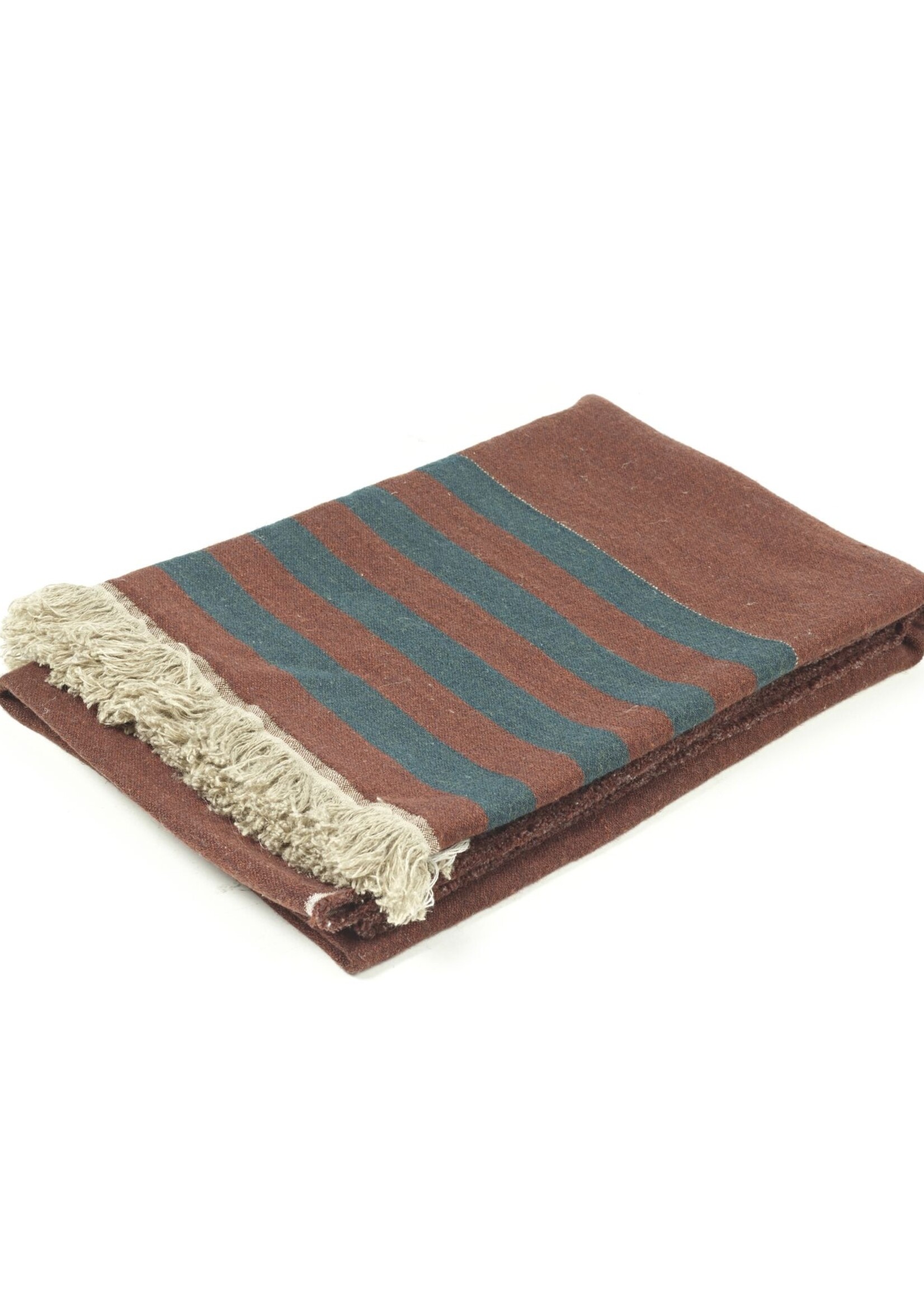 Libeco Libeco Linnen Plaid - Juniper - Leather