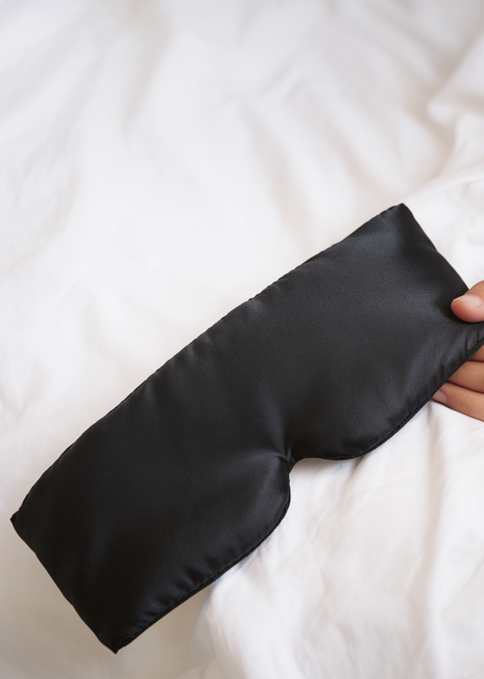 Silk Heaven Perfect Sleep Face Mask van Zijde 22MM - Zwart