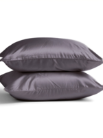 Silk Heaven 2x Zijden Kussensloop Antraciet - 19MM