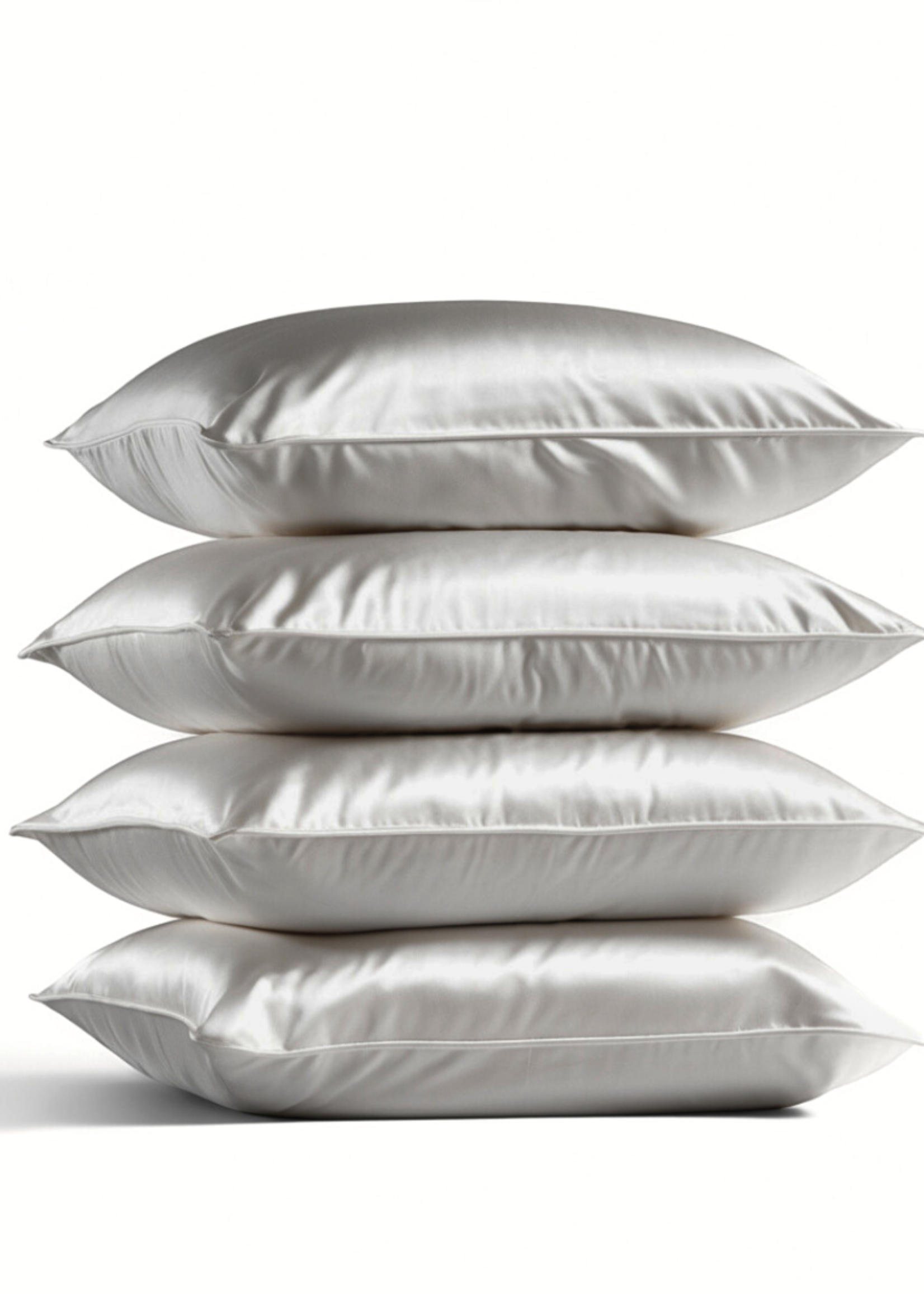 Silk Heaven 4x Zijden Kussensloop Maanlicht - 22MM