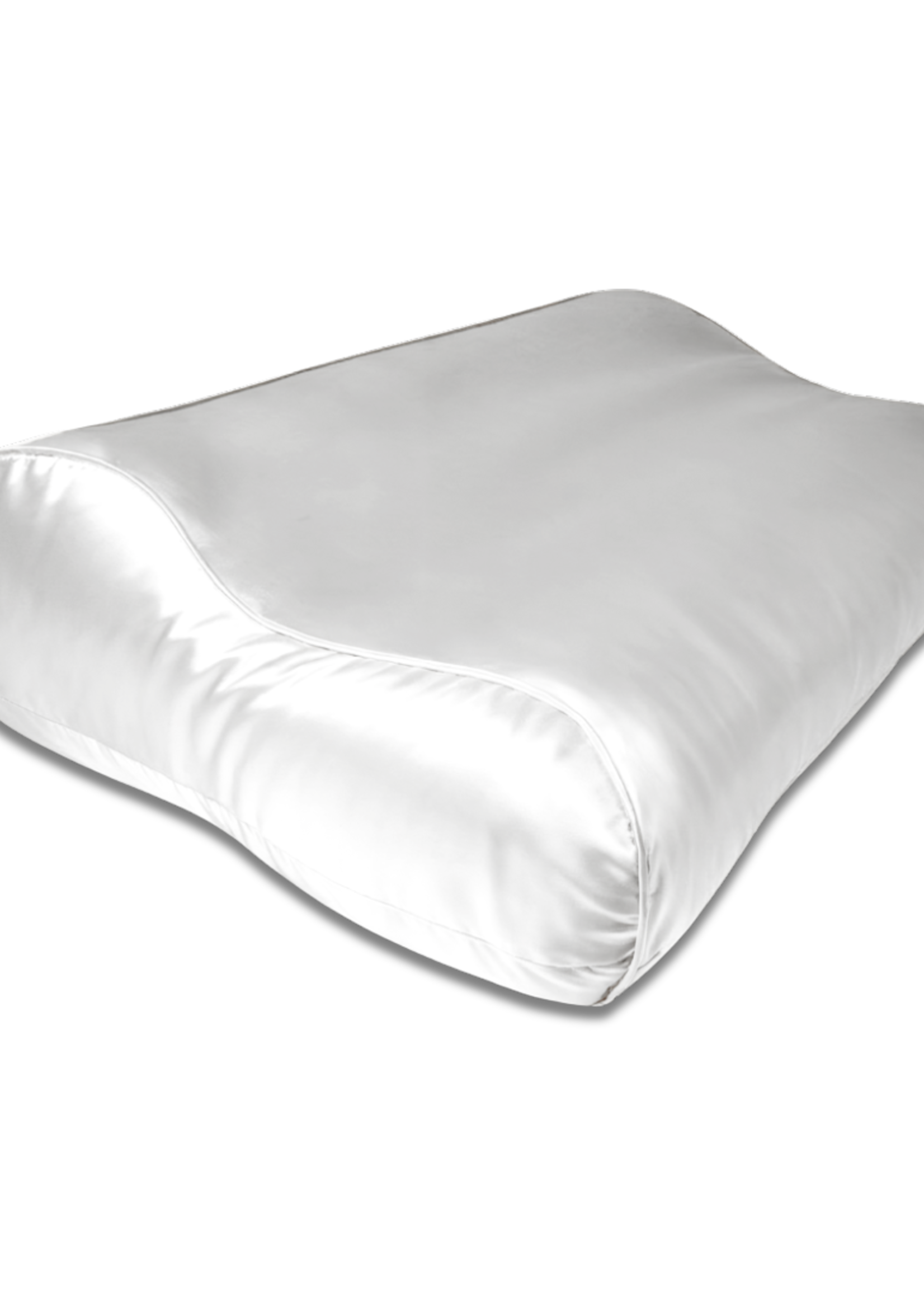 Silk Heaven Zijden Kussensloop ergonomisch Wit - 22MM