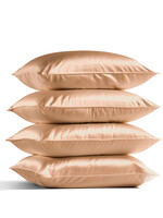 Silk Heaven 4x Zijden Kussensloop Goud - 22MM
