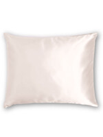 Silk Heaven Zijden Kussensloop Ivoor met Zilver Ionen - 22MM