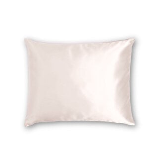 Silk Heaven Zijden Kussensloop Ivoor met Zilver Ionen - 22MM