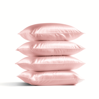 Silk Heaven 4x Zijden Kussensloop Roze - 19MM
