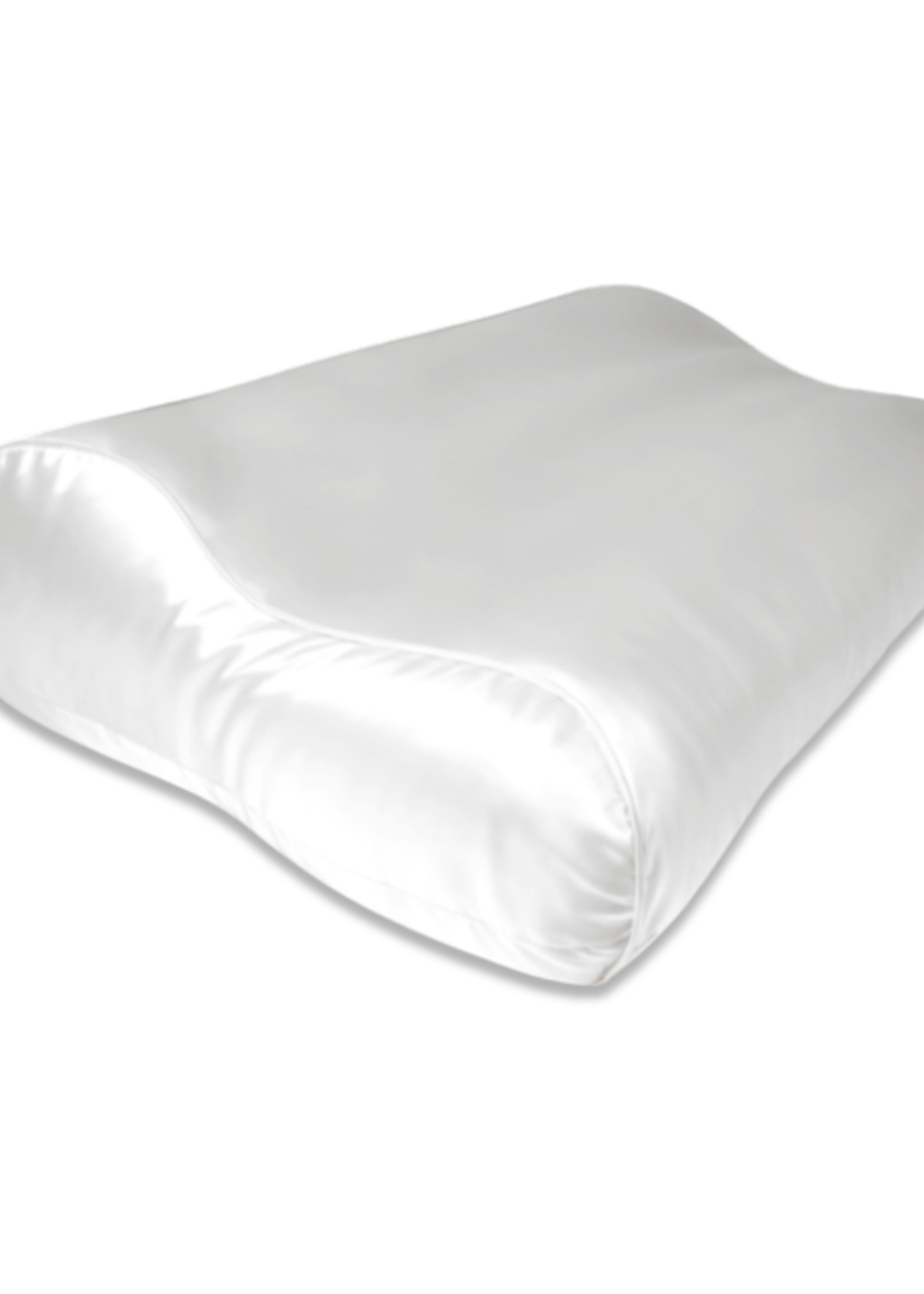Silk Heaven Zijden Kussensloop ergonomisch Wit - 19MM