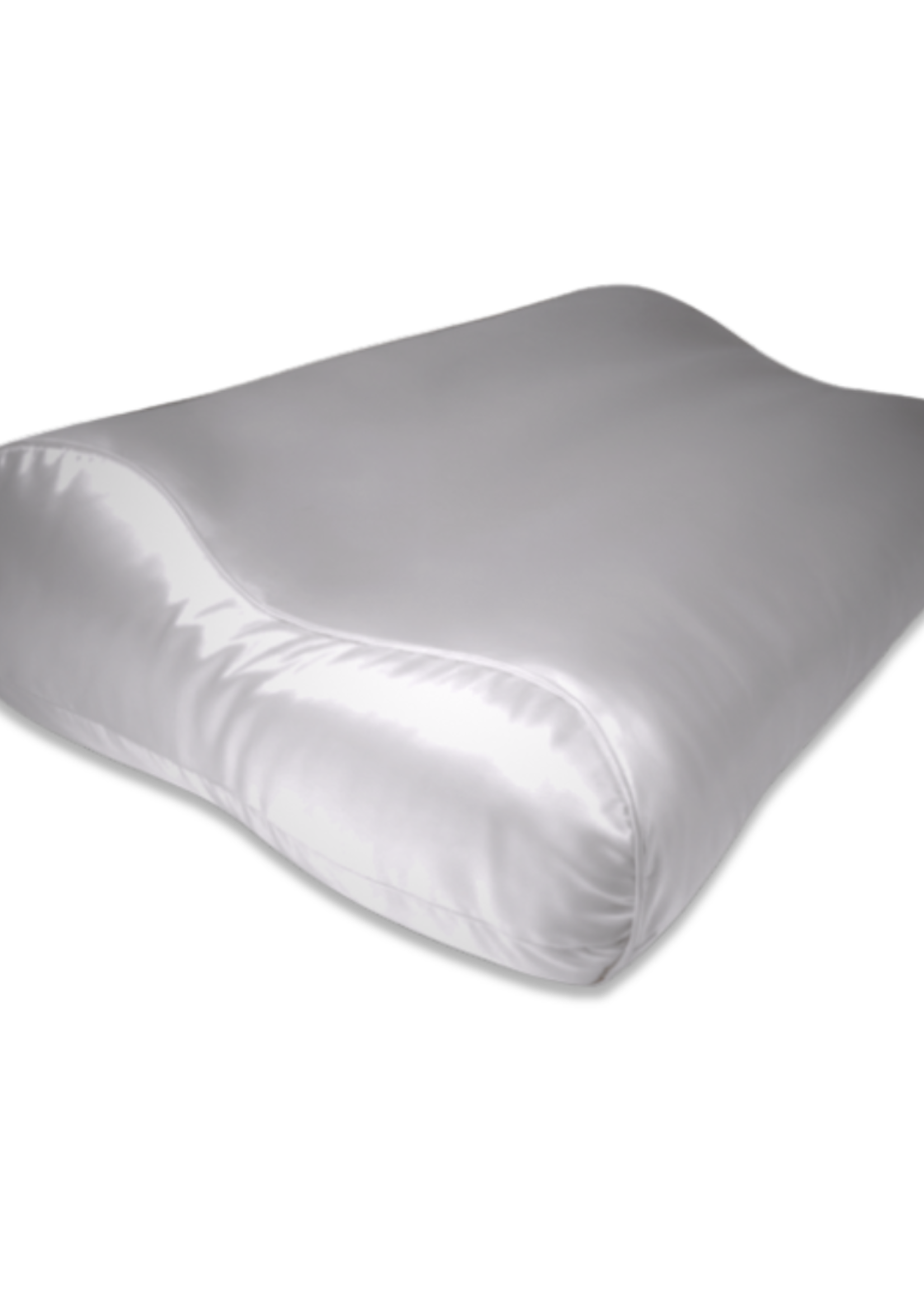Silk Heaven Zijden Kussensloop ergonomisch Licht Grijs - 19MM