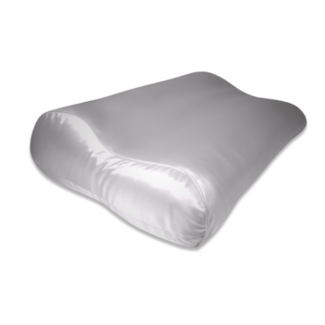 Silk Heaven Zijden Kussensloop ergonomisch Licht Grijs - 19MM