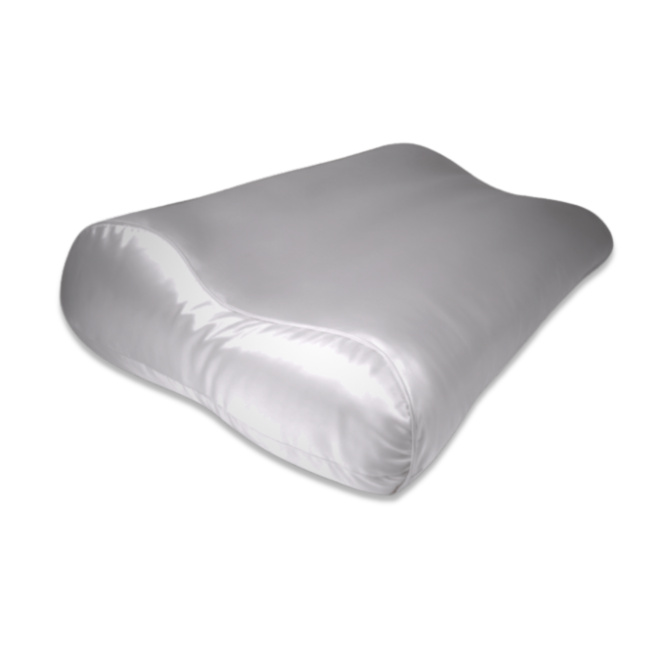 Zijden Kussensloop ergonomisch Licht Grijs - 19MM
