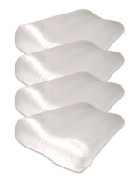 Silk Heaven 4x Zijden Kussensloop Ergnomisch Ivoor - 19MM