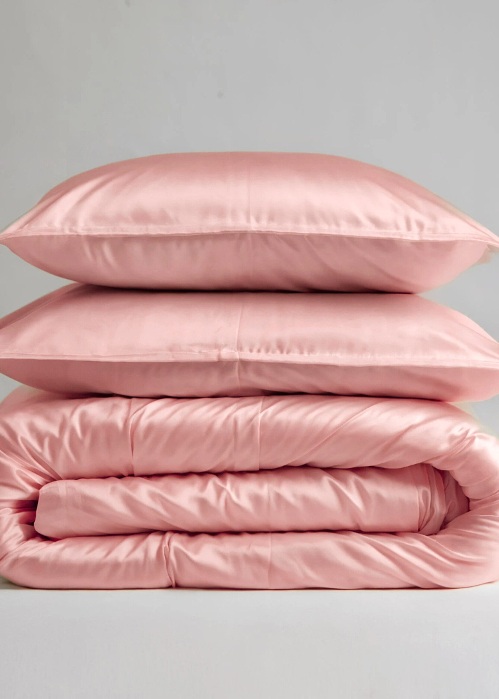Silk Heaven Zijden Dekbedovertrek Set Rosé Goud - 22MM Satijn