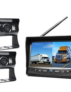 RVS-systemen 7 inch Camera set 2 Draadloze Camera´s