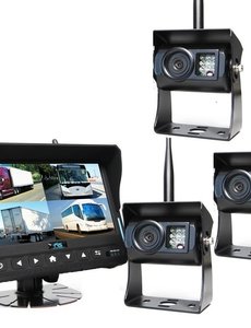 RVS-systemen 7 inch Quad 3 Draadloze Camera's