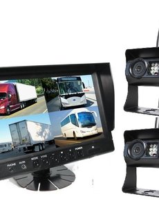 RVS-systemen 9 inch Quad 2 Draadloze Camera's