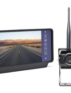 RVS-systemen 7 inch Spiegel Draadloze Achteruitrijcamera