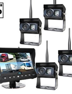 RVS-systemen DVR 7 inch Quad 4 Draadloze Camera´s