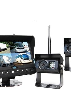 RVS-systemen DVR 7 inch Quad 2 Draadloze Camera's
