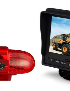 RVS-systemen Opel Combo  (2001 -2011) Remlichtcamera Monitor 5 inch RVM-560