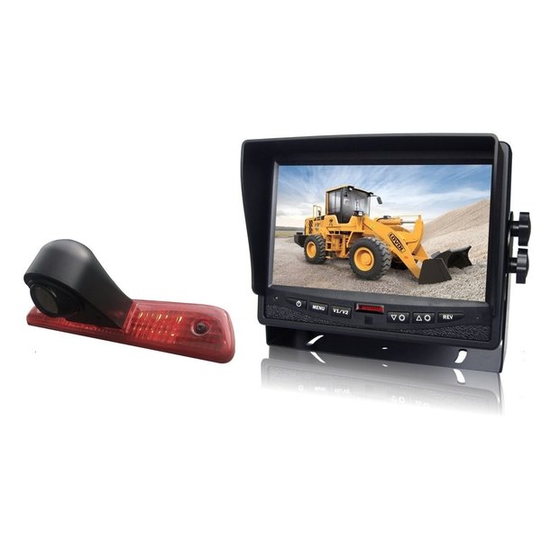 RVS-systemen Peugeot Expert (2007-2016) Remlichtcamera Monitor 7 inch RVM-780