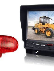 RVS-systemen Opel Combo  (2001 -2011) Remlichtcamera Monitor 7 inch RVM-780