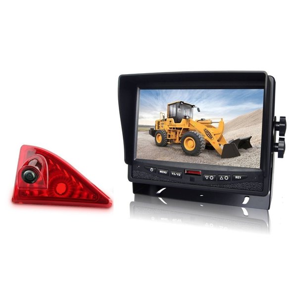 RVS-systemen Nissan NV400 (2010 -heden) Remlichtcamera Monitor 7 inch RVM-780