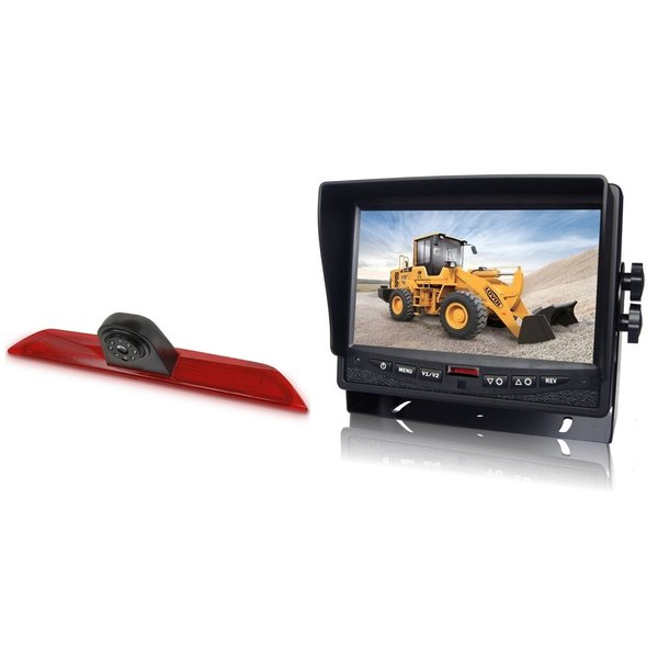 RVS-systemen  Ford Transit  Custom Klep (2014-heden) Remlichtcamera Monitor 7 inch RVM-780