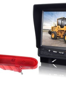 RVS-systemen Peugeot Partner (2008-2016) Remlichtcamera  Monitor 7 inch RVM-780