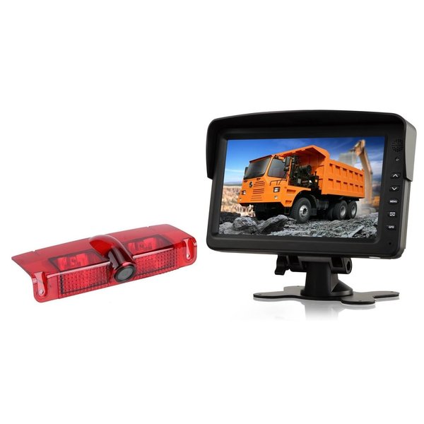 RVS-systemen Chevrolet Express GMC Savana (2003-2016) Remlichtcamera Achteruitrijcamera  LED Monitor 7 inch RVM-760