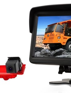 RVS-systemen VW Transporter T6 (2010-heden) Remlichtcamera Monitor 7 inch RVM-760