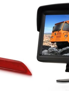 RVS-systemen Ford Transit  Custom Klep (2014-heden) Remlichtcamera Monitor 7 inch RVM-760