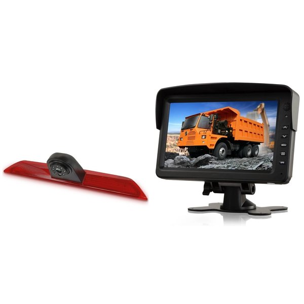RVS-systemen  Ford Transit  Custom Klep (2014-heden) Remlichtcamera Monitor 7 inch RVM-760
