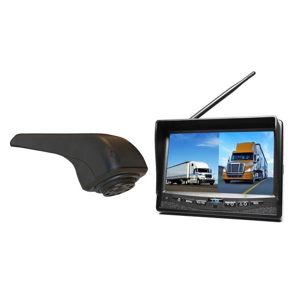 RVS-systemen VW Crafter Originele (2017-heden) Remlichtcamera Draadloze set Monitor 7 inch RVM-708