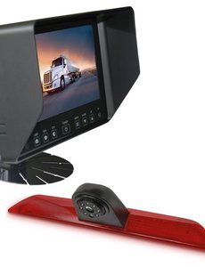 RVS-systemen Ford Transit  Custom Klep (2014-heden) Remlichtcamera Monitor 7 inch RVB-720