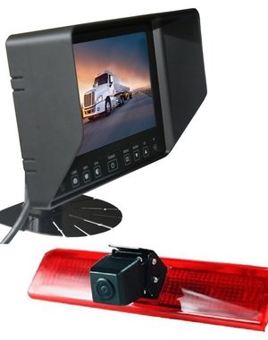 RVS-systemen VW Caddy (2008-2016) Remlichtcamera Monitor 7 inch RVB-720