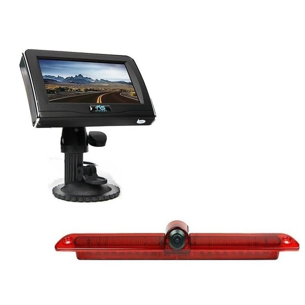 RVS-systemen  VW Crafter Led (2007-heden) Remlichtcamera 4.3 inch Monitor RVM-420