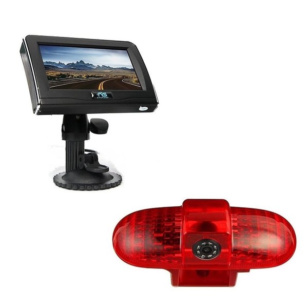 RVS-systemen Opel Combo  (2001 -2011) Remlichtcamera 4.3 inch Monitor RVM-420