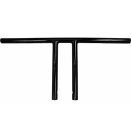 1" EZ RIDERS T-BARS 10" RISE BLACK HD