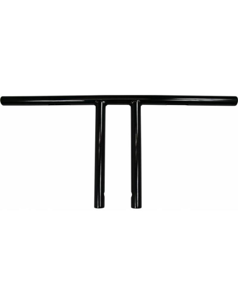 1" EZ RIDERS T-BARS 10" RISE BLACK HD