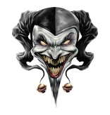 STICKER AIRBRUSH JESTER