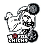 STICKER NO FAT CHICKS