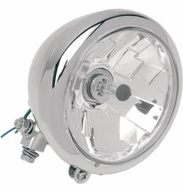 KOPLAMP 14.5 CM HELDERE LENS ZONDER VISOR CHROME