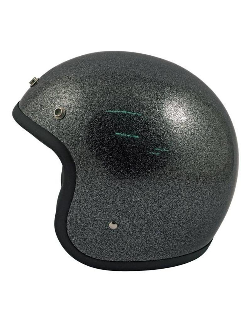 DMD VINTAGE HELMET GLITTER BLACK