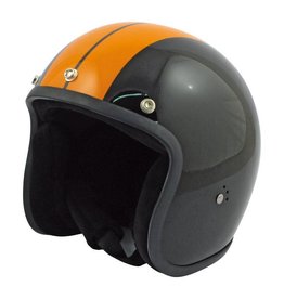 BANDIT JET HELM ZWART MET ORANJE